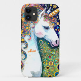Funda Para iPhone 11 Bello Unicornio de Fantasía