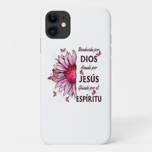 Funda Para iPhone 11 Bendecido por Dios Amado por Jesús