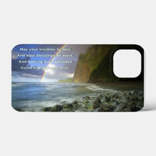 Funda Para iPhone 13 Mini Bendición irlandesa, que tus problemas sean menore