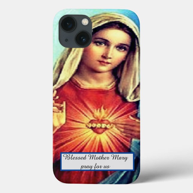 Funda De Case-Mate Para iPhone Bendita Virgen María (Reverso)