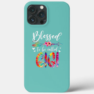 Funda Para iPhone 13 Pro Max Bendito De Ser Llamado Mamá Gigi Floral Tye De At