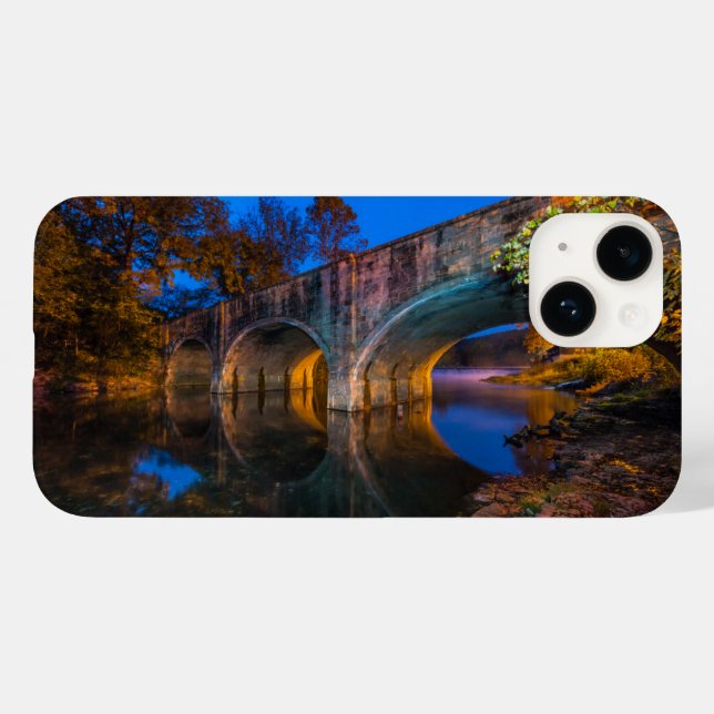 Funda De Case-Mate Para iPhone Bennett Spring Bridge Twilight (Reverso  (Horizontal))