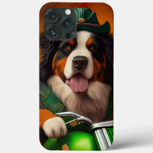 Funda Para iPhone 13 Pro Max Berenesa Montaña Driving Bike St. Patrick's Day