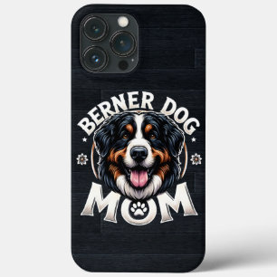 Funda Para iPhone 13 Pro Max Berner Dog Mom: Regalo del día de la madre para la