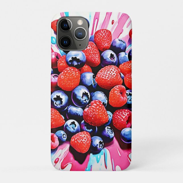 Funda De Case-Mate Para iPhone Berry Blast: Fruity Fun (Reverso)
