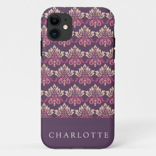 Funda Para iPhone 11 Berry Damasco
