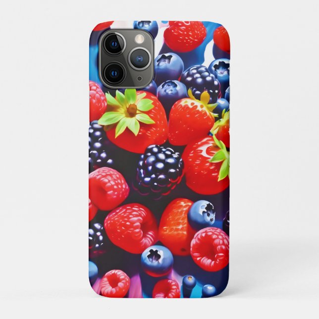 Funda De Case-Mate Para iPhone Berrylicious Burst (Reverso)