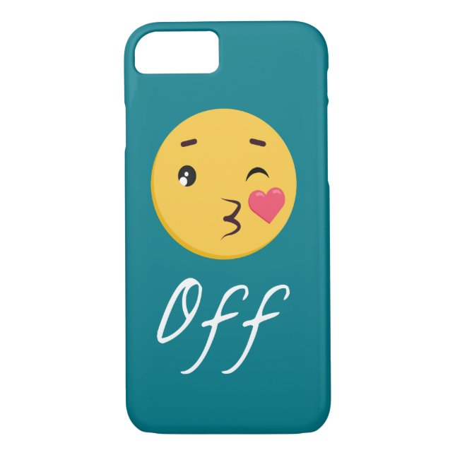 Funda De Case-Mate Para iPhone Besarse de la Emoji Divertida y popular moda (Reverso)