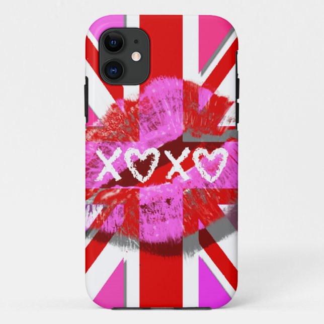 FUNDA DE Case-Mate PARA iPhone BESE UNION JACK - XOXO (Reverso)