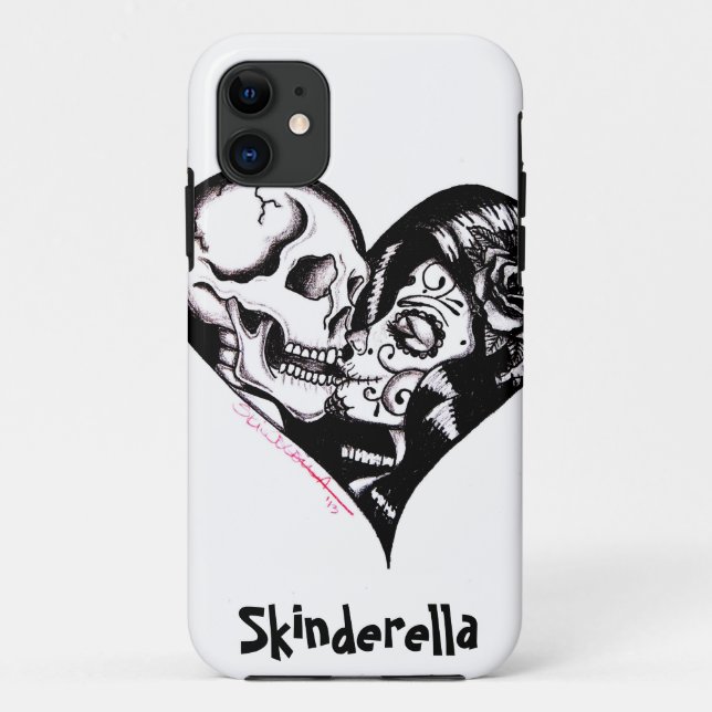 Funda De Case-Mate Para iPhone "Beso del corazón" por Skinderella - caja del (Reverso)
