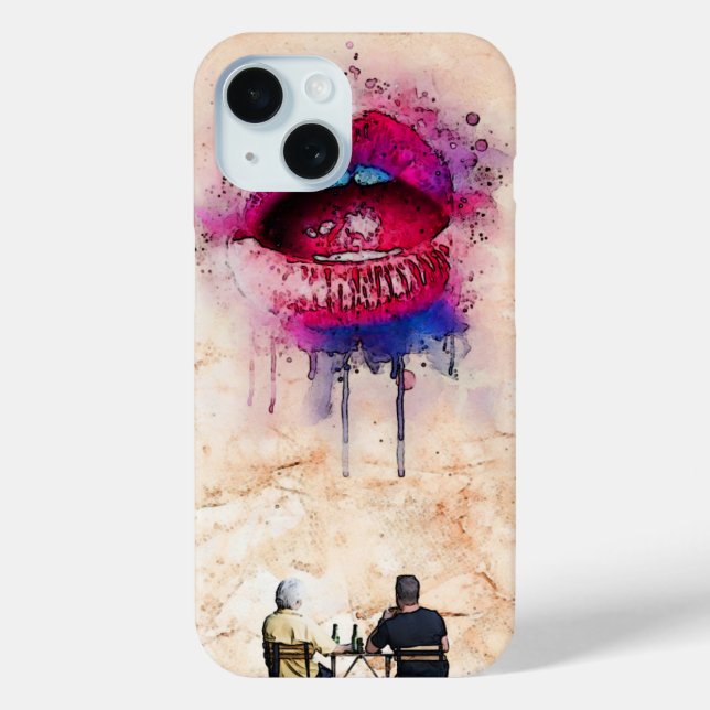 Funda De Case-Mate Para iPhone beso fresco (Reverso )