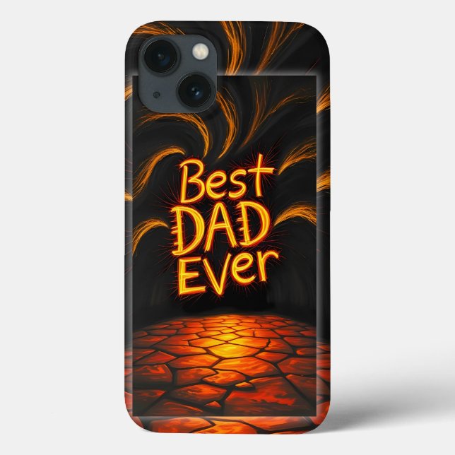 Funda De Case-Mate Para iPhone Best Dad Ever Celebration iPhone Case (Reverso)