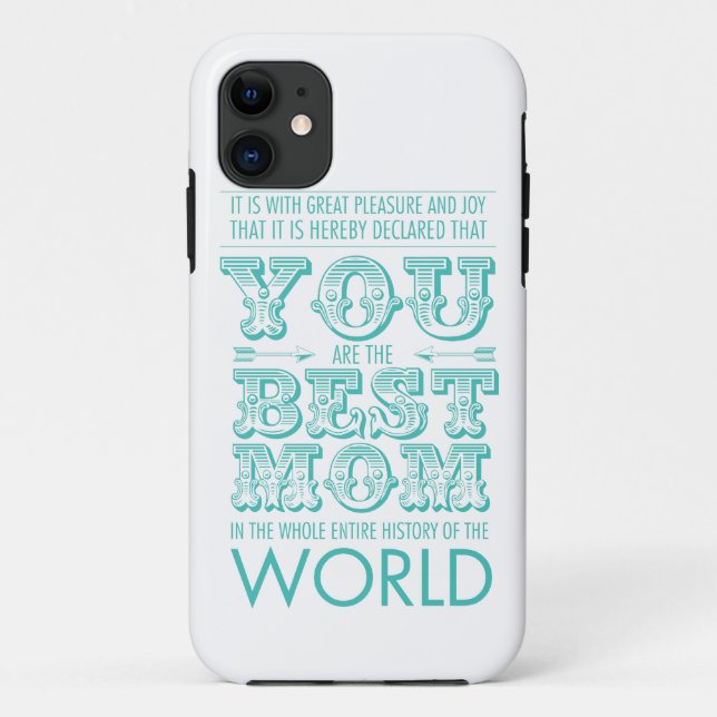 Funda De Case-Mate Para iPhone Best mom prize (Reverso)