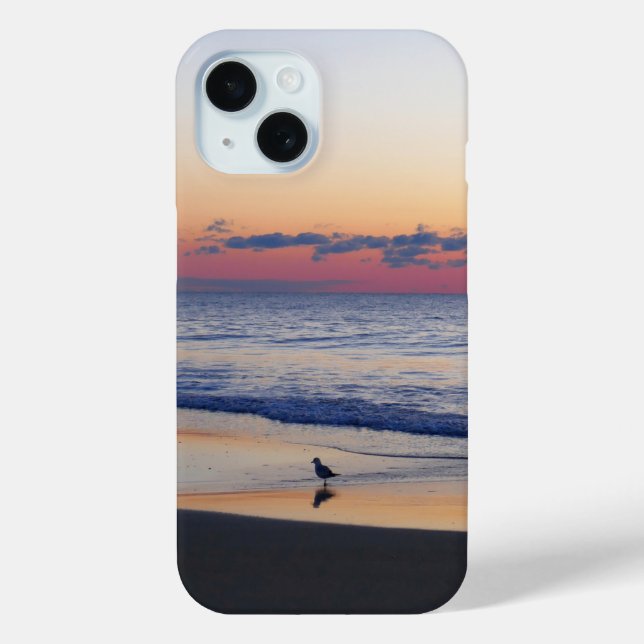 Funda De Case-Mate Para iPhone Bethany Beach Sunrise I (Reverso )