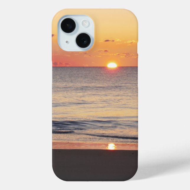 Funda De Case-Mate Para iPhone Bethany Beach Sunrise II (Reverso )