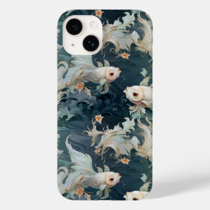 Funda Para iPhone 14 De Case-Mate Betta Fish Blue White
