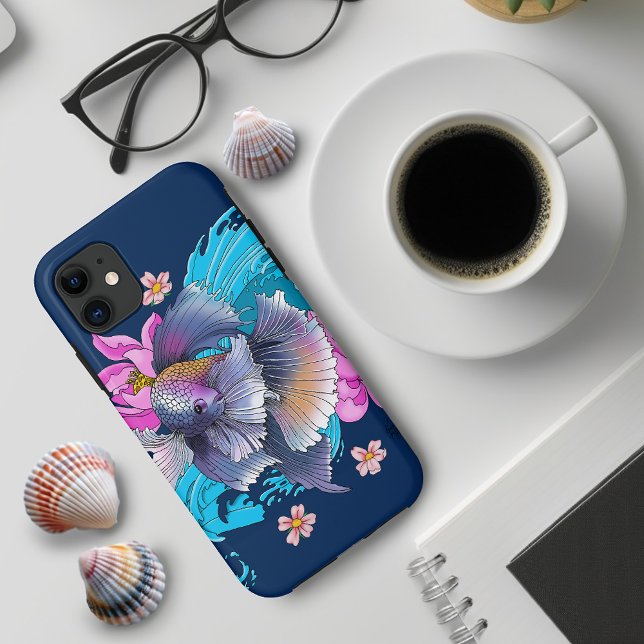 Funda De Case-Mate Para iPhone Betta Siamese Fighting Fish (Subido por el creador)