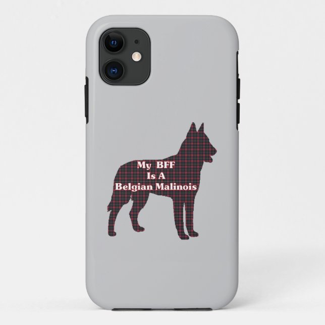 Funda De Case-Mate Para iPhone BFF belga Malinois (Reverso)