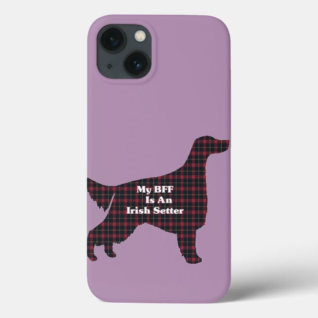 Funda De Case-Mate Para iPhone BFF Regalos de Setter Irlandeses (Reverso)