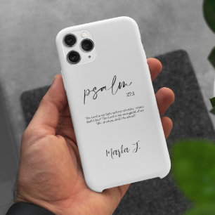 Funda Para iPhone 13 Biblia personalizada frente a simple