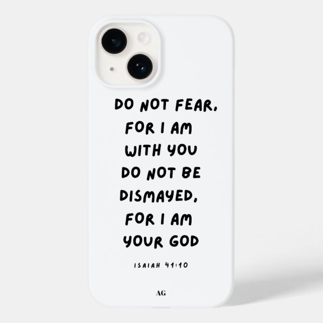 Funda De Case-Mate Para iPhone Biblia simple y moderna Verse estuche para iPhone  (Reverso )