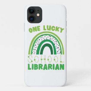 Funda Para iPhone 11 Bibliotecario afortunado del día de San Patricio