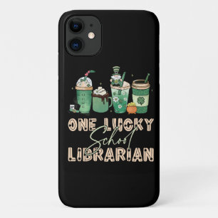 Funda Para iPhone 11 Bibliotecario afortunado del día de San Patricio