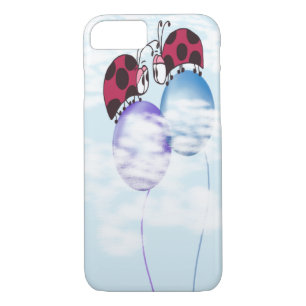 Funda Para iPhone 8/7 Bicho De Ladybug Y Personalizado De Globos Colorid