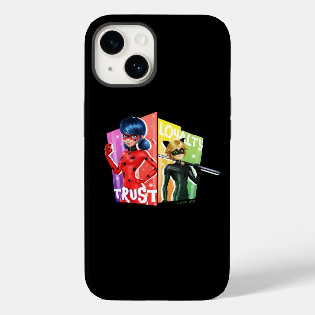 Funda De Case-Mate Para iPhone Bicho de liga y gatos | Confianza y lealtad (Reverso )