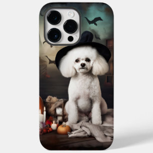 Funda Para iPhone 14 Pro Max De Case-Mate Bichon Frise Calabazas Halloween Espeluznante