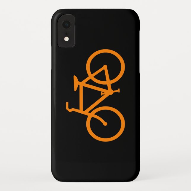 Funda De Case-Mate Para iPhone Bici naranja (Reverso)