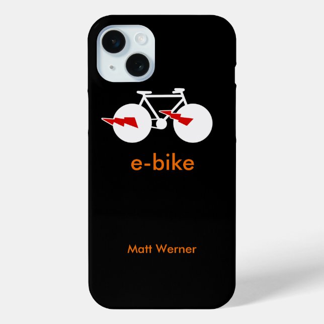 Funda De Case-Mate Para iPhone bicicleta = bici = biking. agradable (Reverso )