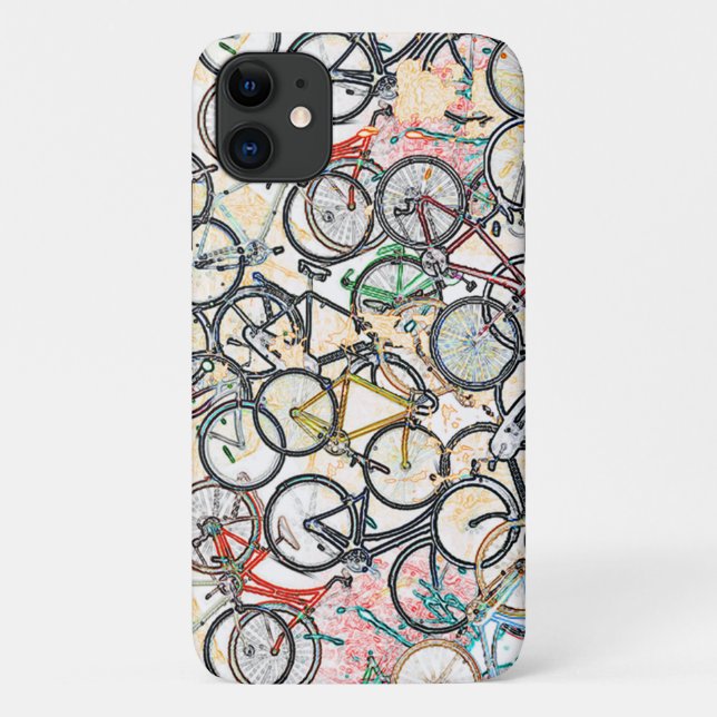 Funda De Case-Mate Para iPhone Bicicleta Bicicleta elegante Bicicleta (Reverso)