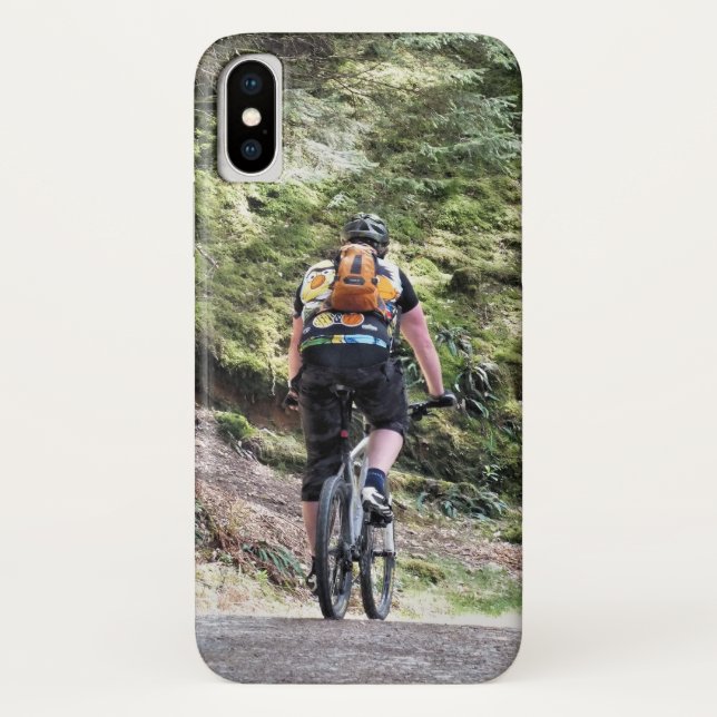 FUNDA DE Case-Mate PARA iPhone BICICLETA DE MONTAÑA (Reverso)