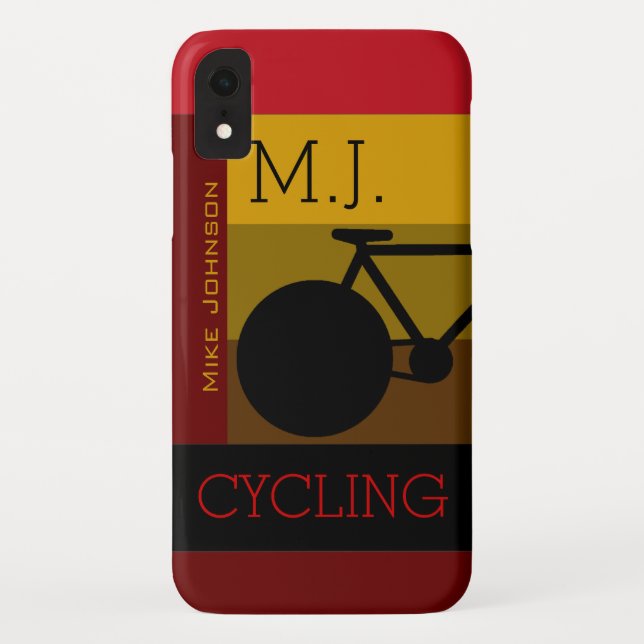 Funda De Case-Mate Para iPhone Bicicleta . dos ruedas . bicicleta . genial (Reverso)