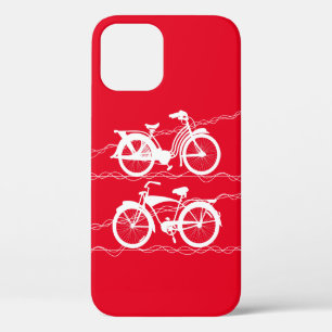 12 Pro Bicicleta Funda blanco-maleta para iPhone
