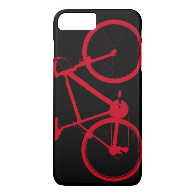 Funda De Case-Mate Para iPhone bicicleta roja, ciclismo (Reverso)