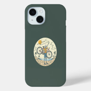 Funda Para iPhone 15 Bicicleta Skeleton Summer