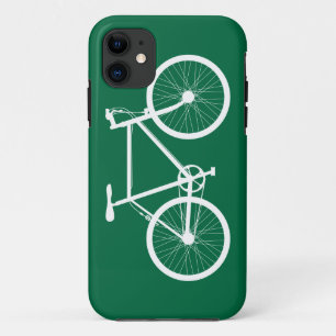 Funda Para iPhone 11 Bicicleta verde y blanca