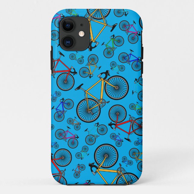 Funda De Case-Mate Para iPhone Bicicletas Sky Blue Road (Reverso)
