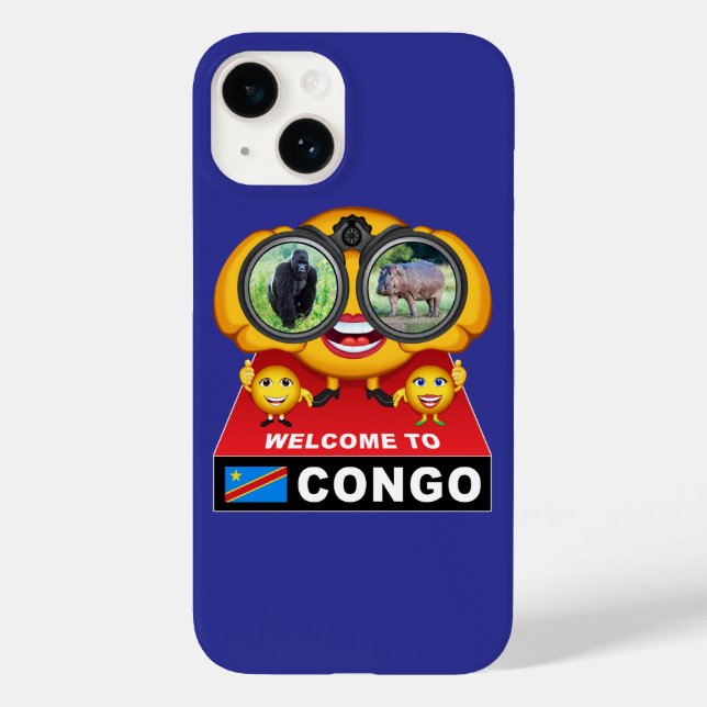 Funda De Case-Mate Para iPhone Bienvenido a Congo (Reverso )