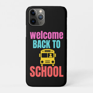 Funda Para iPhone 11 Pro Bienvenido De Vuelta A La Escuela Gracioso El Rega