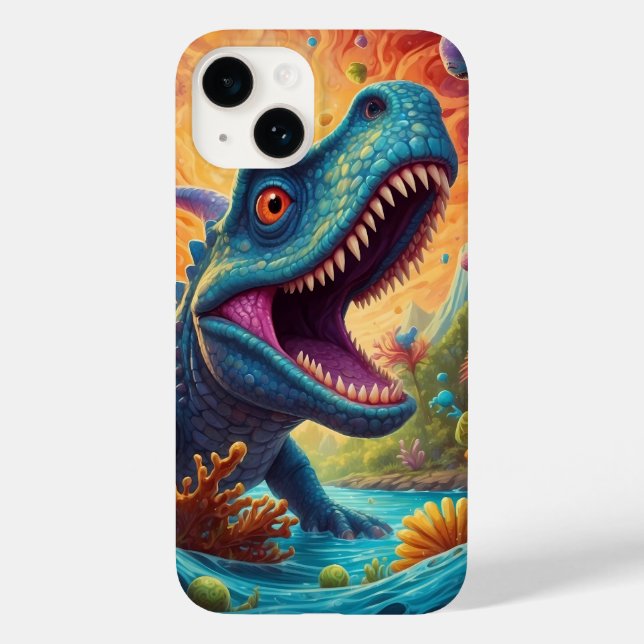 Funda De Case-Mate Para iPhone Bienvenidos al mágico mundo de los Dinos Delights (Reverso )