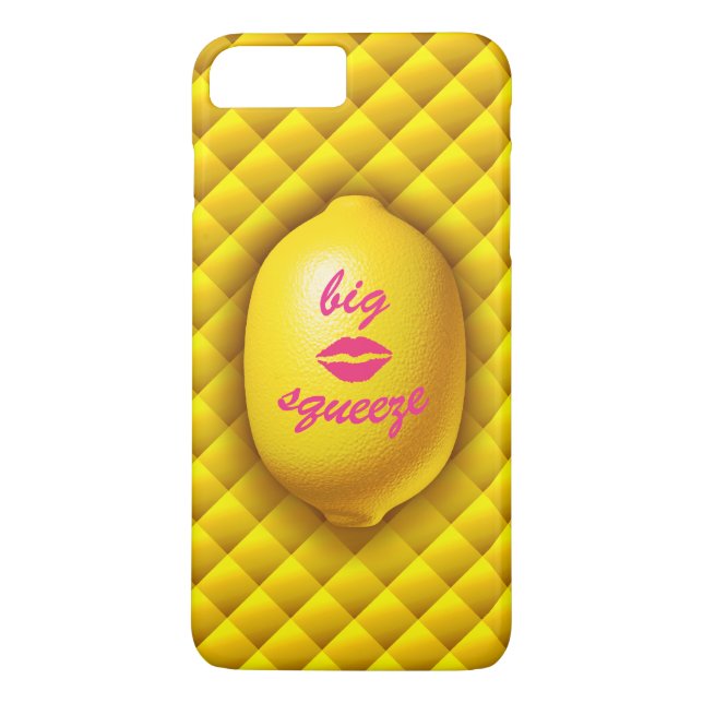 Funda De Case-Mate Para iPhone Big Squeeze Lemon iPhone 7 (Reverso)
