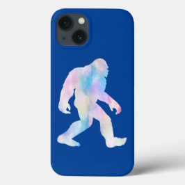 Funda Para iPhone 13 Bigfoot acuarela