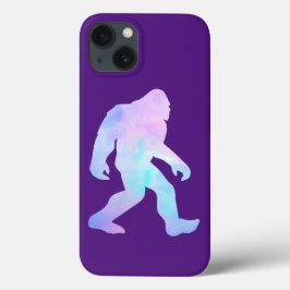 Funda Para iPhone 13 Bigfoot acuarela