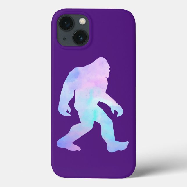 Funda De Case-Mate Para iPhone Bigfoot acuarela (Reverso)