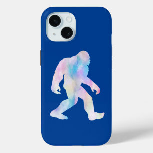 Funda Para iPhone 15 Bigfoot acuarela      