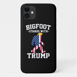 Funda Para iPhone 11 Bigfoot Apoya a Trump Elecciones 2024