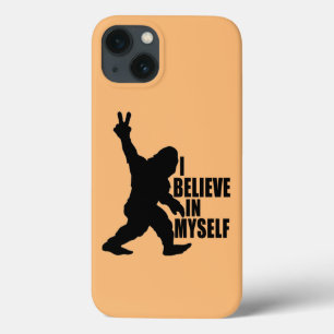 Funda Para iPhone 13 Bigfoot Divertido - Creo en Mí Mismo